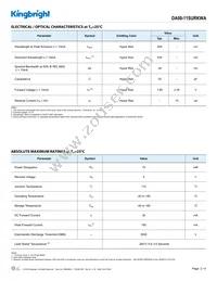 DA08-11SURKWA Datasheet Page 2