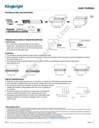 DA08-11SURKWA Datasheet Page 4