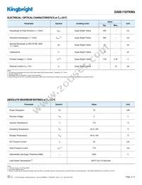 DA08-11SYKWA Datasheet Page 2