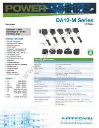 DA12-120MP-M2.1 Datasheet Cover