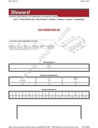 DA1206B102R-00 Datasheet Cover