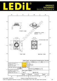 DA12115_STRADA-S-14 Datasheet Page 2