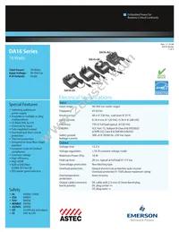 DA16-120UK Datasheet Cover