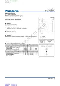 DA2J10800L Datasheet Cover