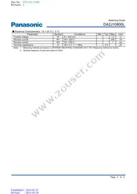 DA2J10800L Datasheet Page 2