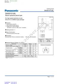 DA3S101J0L Datasheet Cover