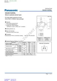 DA3S102D0L Datasheet Cover