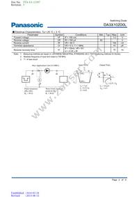 DA3X102D0L Datasheet Page 2