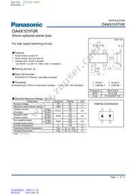 DA4X101F0R Datasheet Cover