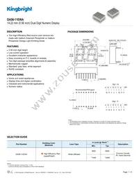 DA56-11EWA Datasheet Cover