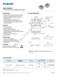 DA56-11SURKWA Datasheet Cover