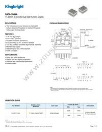 DA56-11YWA Datasheet Cover