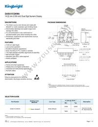 DA56-51CGKWA Datasheet Cover