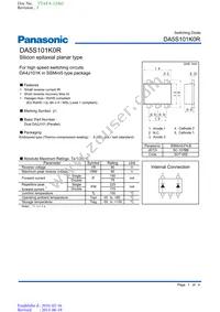 DA5S101K0R Datasheet Cover