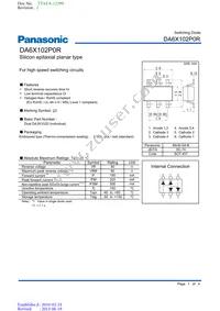 DA6X102P0R Datasheet Cover