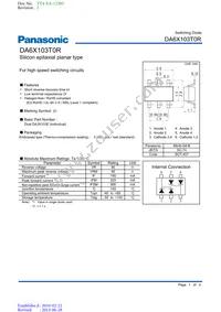 DA6X103T0R Datasheet Cover