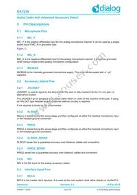 DA7219-02VB6 Datasheet Page 16