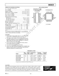 DAC8222FPZ Datasheet Page 3