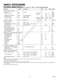 DAC8512FS-REEL7 Datasheet Page 2