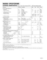 DAC8562FS-REEL Datasheet Page 2