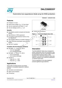 DALC208SC6Y Datasheet Cover