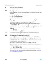 DALC208SC6Y Datasheet Page 4