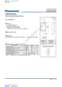 DB2232000L Datasheet Cover