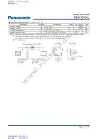 DB2430500L Datasheet Page 2