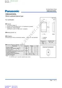 DB2440300L Datasheet Cover