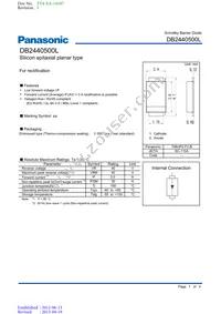 DB2440500L Datasheet Cover