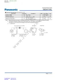 DB2441700L Datasheet Page 2