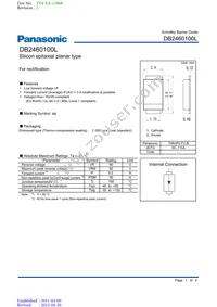 DB2460100L Datasheet Cover