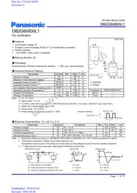 DB2G60800L1 Datasheet Cover