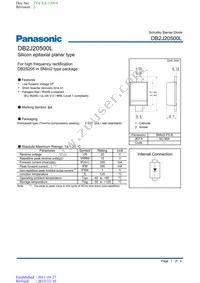 DB2J20500L Datasheet Cover