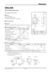 DB2J20800L Datasheet Cover