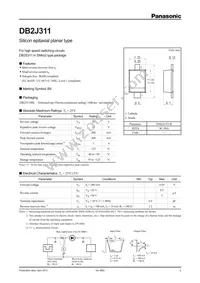 DB2J31100L Datasheet Cover