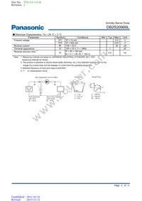 DB2S20900L Datasheet Page 2