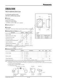 DB2U30800L Datasheet Cover