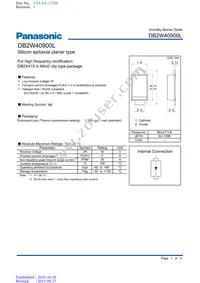 DB2W40900L Datasheet Cover