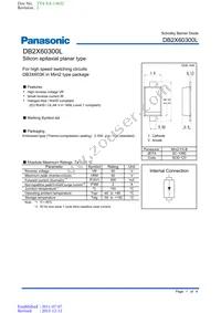 DB2X60300L Datasheet Cover