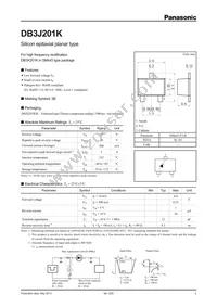 DB3J201K0L Datasheet Cover