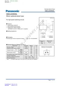 DB3J406N0L Datasheet Cover