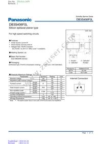 DB3S406F0L Datasheet Cover