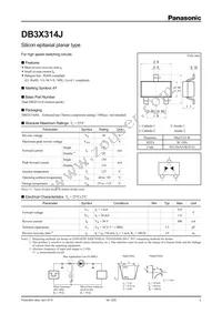 DB3X314J0L Datasheet Cover