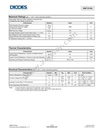 DBF1510U-13 Datasheet Page 2