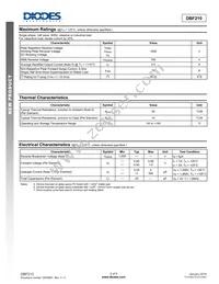 DBF210-13 Datasheet Page 2