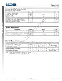 DBF2510-13 Datasheet Page 2