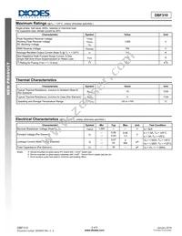 DBF310-13 Datasheet Page 2