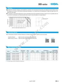 DBS700B48-T Datasheet Page 11