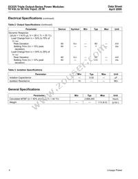 DC025ACL-M Datasheet Page 4